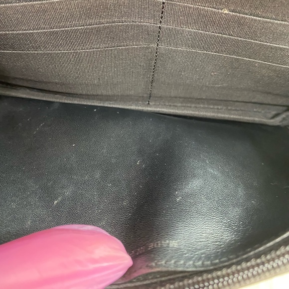 ❌SOLD ON E🅱️🅰️Y❌🌼 Chanel Caviar CC Timeless BLACK WOC With Card &dust bag SHW - Picture 15 of 17